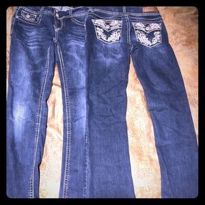 2 pair wallflower  bootcut Jeans Size 1